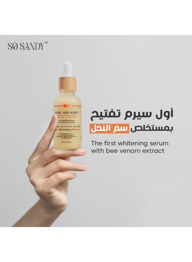 So Sandy Shine and white Face Serum - Bee Venom Serum - Image 3